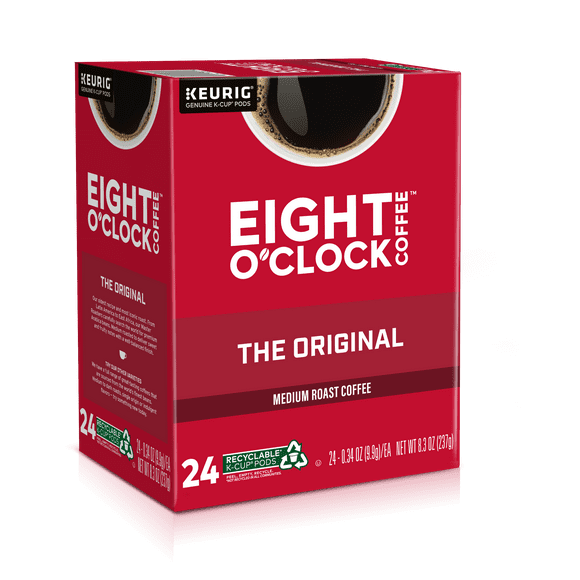 Eight O'Clock The Original Medium Roast K-Cup Coffee Pods, 24 Ct