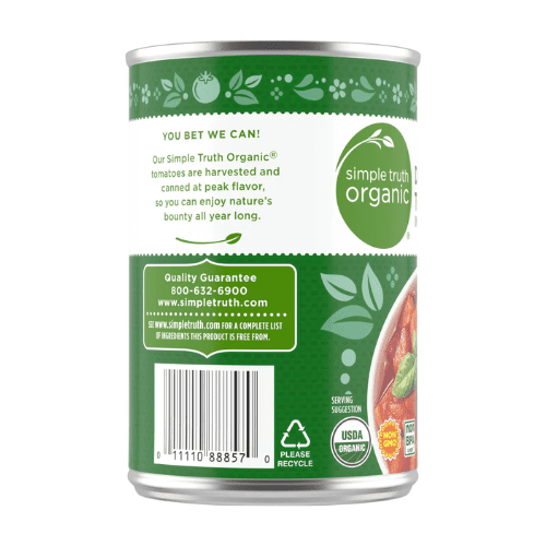Simple Truth Organic Diced Tomatoes in Tomato Juice Organically Grown 14.5 oz,3 Pack