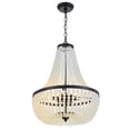 thumbnail image 4 of 608-MK Crystorama Lighting Rylee - Six Light Chandelier in Classic Style - 18.75 Inches Wide by 23.5 Inches High-Matte Black Finish    -Traditional, 4 of 9
