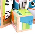 thumbnail image 3 of Piezas de rompecabezas de madera en 3D, 6 patrones, juego de rompecabezas para niños, (animal 1), 3 of 4
