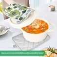 thumbnail image 3 of Yayeee Pot Holders Kitchen Heat Resistant with Pocket 7"x9.8" Cotton Oven Cooking Hot Pads, Retro Flower Print, 3 of 7