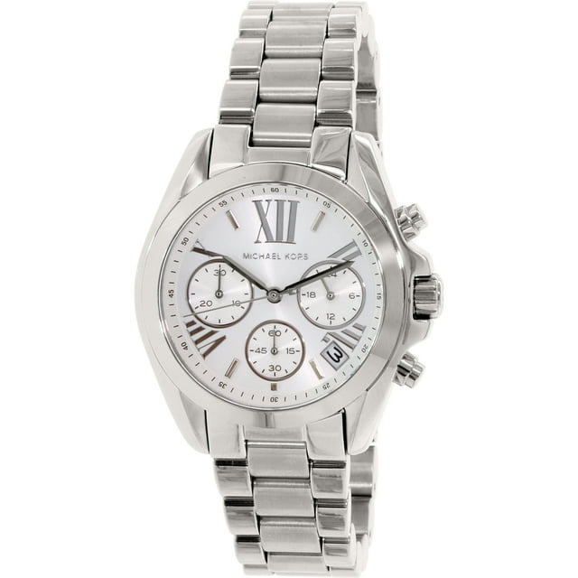 Michael Kors Bradshaw MK6174 Montre Mode en Acier Inoxydable Argenté à Quartz pour Femmes
