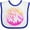 White and Royal, variant on Inktastic Gatlinburg, Tennessee- Mountains in Sunrise Colors Boys or Girls Baby Bib