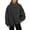Black, variant on CUSTG Female Hoodless Sweatshirt Lightweight Stylish Knit Long Sleeve Crewneck Unlined Fashion Versatile Top Pullover