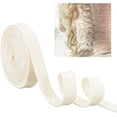 thumbnail image 1 of Corsé de satén beige ajustable de 137,8 pulgadas para mujer, ideal para vestidos de novia. Se puede reemplazar con cremallera o botones., 1 of 6
