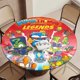 thumbnail image 5 of Superthings-theme Fitted Round Tablecloths Elastic Edged Table Covers Waterproof Table Cloth for Kitchen Holiday Party Tables Decor 120cm, 5 of 6