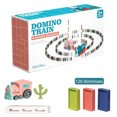 thumbnail image 1 of Bloques de dominó eléctricos, regalo de cumpleaños, divertido juego de dominó para niños y niñas Hugtrwg Para estrenar, 1 of 7