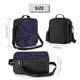 thumbnail image 2 of Fotbe Navy Dark Blue Lonchera Bolsa de Almuerzo para Hombres y Mujeres, Lonchera de Gran Capacidad, Bolsa de Almuerzo Reutilizable, Bolsa Térmica Aislante, 2 of 7