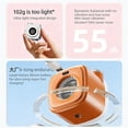 thumbnail image 3 of Portable Handheld Fan with LED Display – Rechargeable Mini Fan for Travel, Outdoor, Camping, Home, Makeup, and Commuting, 3 of 5