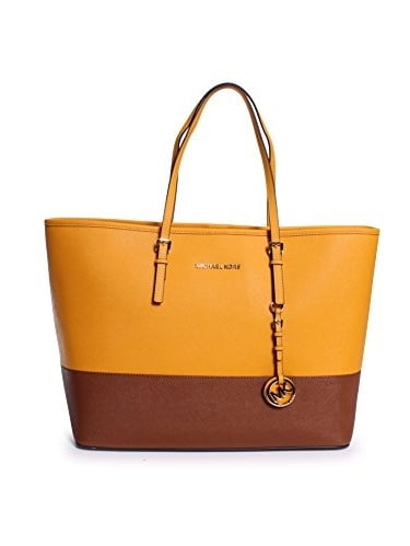 michael kors two tone tote bag