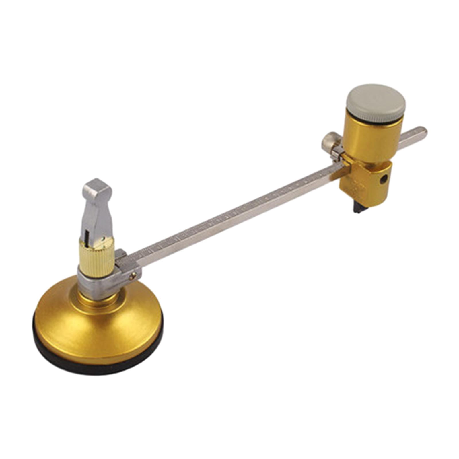 FVDPWYE Circular Glass Cutter, Glass Cutting Tool Cutting Wheels with Handle and Suction Golden