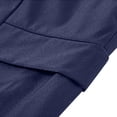 thumbnail image 7 of Summer Casual Mens Shorts Drawstring Elastic Waist Solid Color Short Pants with Zipper Pockets Fathers Gift, 7 of 7