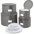thumbnail image 1 of Cup and Mug Storage Container Hard Shell China Coffee Mug Storage Box for Moving with Dividers Handles Holds Tea Cups, 1 of 8