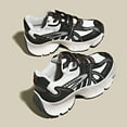 thumbnail image 3 of CatFox Women Sneakers 2025 New Retro Thick Sole Dad Shoes Lace Up Lightweight Running Shoes Mesh Casual Non Slip Breathable Walking Shoes, 3 of 21
