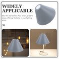thumbnail image 3 of GOOHOCHY durability Lamp Shade Grey Metal for Table Lamp 1Pcs, 3 of 8