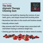Reflux Gourmet Berry Soothe Gum Alginate Therapy Sodium Bicarbonate Gum for Acid Reflux، Oral، Cognitive، and Digestive Support، Natural with Ginger، Celeriac and Aloe، Sugar Free، Gluten Free، Vegan