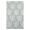 thumbnail image 1 of Surya Boardwalk 2 x 3-Feet Bay Area Rug - Sky Blue & Ivory, 1 of 3
