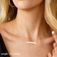 thumbnail image 5 of Turandoss 14K Gold Plated Layered Chain Y-Necklaces for Women Adjustable Choker Chain Bar Disc Pendant Jewelry Trendy Personalized Birthday Gifts for Women Her, 5 of 8
