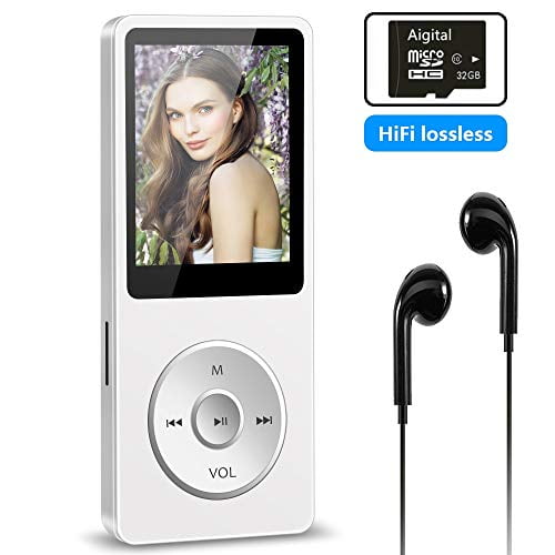 MP3 Player 16GB Music Player for Kids 1.88 Screen MP3 Media Player with Card Slot Supports up to 128GB,HiFi Lossless Sound Music Player with FM Radio,Video,E-Book,-Up to 40 Hours Playing Time 