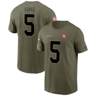 NFL_Jerseys Football Jerseys Jersey San Francisco''49ers'' #10 Jimmy  Garoppolo 5 Trey Lance 97 Nick Bosa 85 George Kittle Custom Women  ''NFL''Olive Salute To Service 