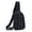 Black, variant on Quilted Puffy Sling Bag - Adjustable Crossbody Purse with 2-Way Zipper (5 Colors)