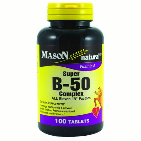 Mason Vitamins Super B 50 Complex All Eleven 