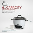 thumbnail image 5 of AROMA® 6-Cup (Cooked) / 1.5Qt. Rice & Grain Cooker, White, New, ARC-743G, 5 of 7