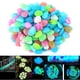 thumbnail image 3 of Xiao Hua 50 piezas/bolsa - piedras luminosas de colores, adecuadas para peceras, acuarios, jardines y pasillos, de colores., 3 of 5