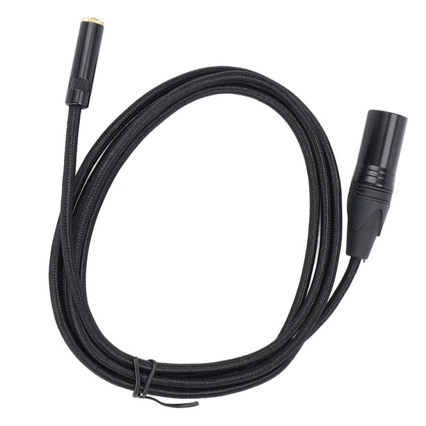 Cable macho XLR de clavija hembra, cable conector hembra de 3,5 mm a 3 Cable adaptador XLR de clavija hembra construido para el futuro