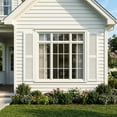 thumbnail image 4 of Barara King Shutters for Windows with Premium Board and Batten, Modern Shutters with Easy Mount for Farmhouse, Home Office, Living Room, Bedroom, White(14"*55"), 4 of 8