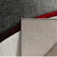 thumbnail image 4 of SAFAVIEH Hollywood Collection HLW712K Grey / Red Rug, 4 of 7