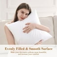 thumbnail image 3 of ®   Euro Pillow Inserts, 26 x 26 Inch Fluffy Soft Throw Pillow Inserts, 3 of 6
