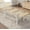 Nature Wood, variant on Dining Table for 6, 63" Large Extendable Dining Room Table for 6, Kitchen Table with Metal Frame & MDF Board, Wood Dinner Table for 6 - Natural Wood