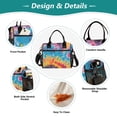 thumbnail image 3 of Ckdifva Tye Dye Cooler Bag Cooler Cooling Tote Lunch Bag Lunch Box Front Pocket with Shoulder Strap, 3 of 6