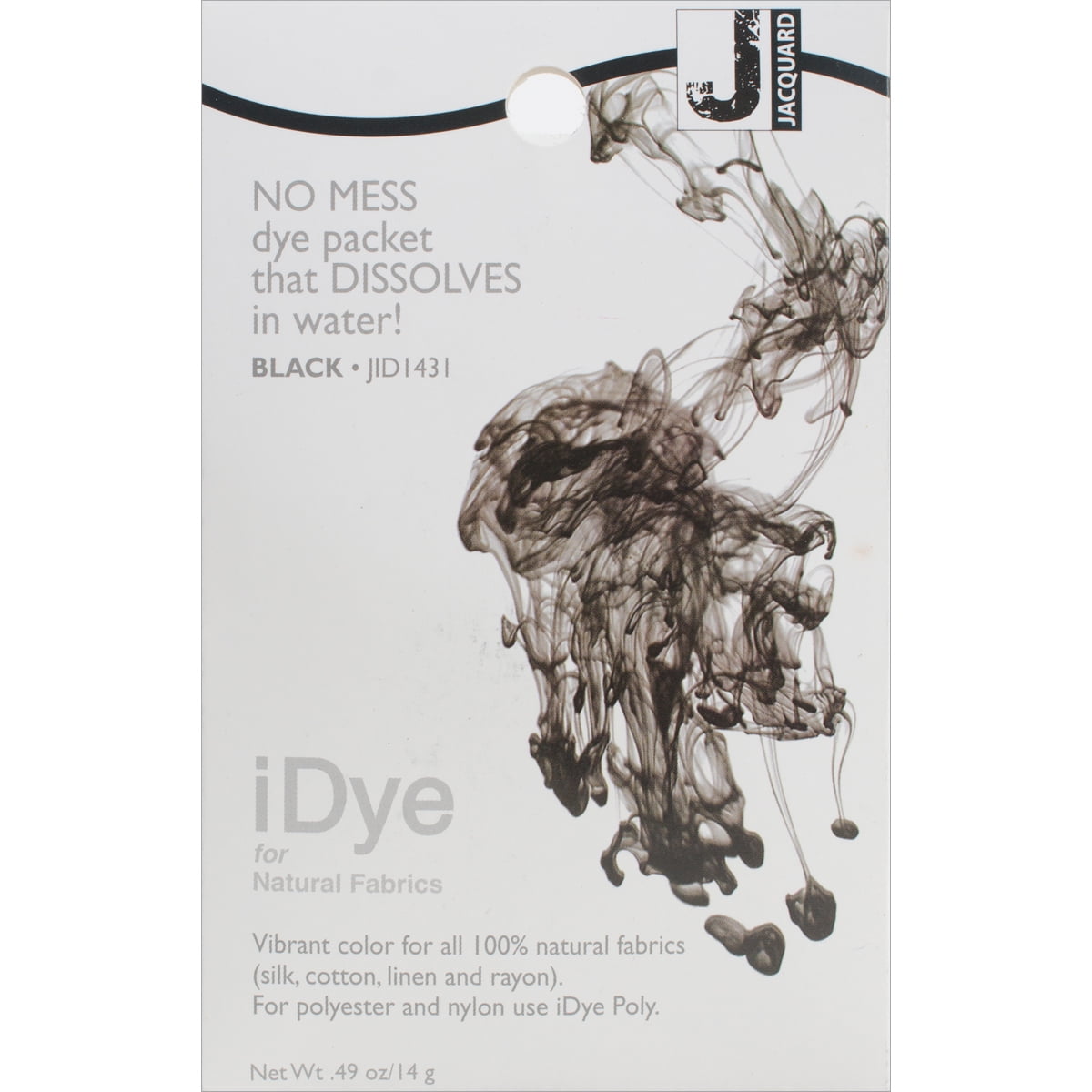 IPOLY-454 6 Pack Jacquard iDye Poly Fabric Dye 14g-Black 
