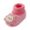 thumbnail image 3 of Jkety Toddler Girl Shoes Unisex Baby Girl Boy Slippers Lightweight Non-Slip Indoor Moccasins House Shoes Toddler Booties Pink,5, 3 of 7