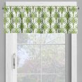 thumbnail image 2 of Ambesonne Irish Window Valance, Entangled Clover Leaves, 54" X 12", Cream Green, 2 of 5
