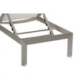 thumbnail image 4 of Pangea Home Chaise Longue en Aluminium Réglable en Hauteur en Blanc, 4 of 5