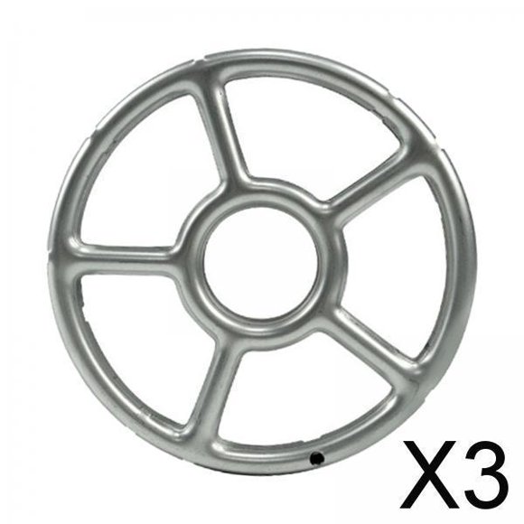 2 anillos reductores de Gas, estante de soporte reductor para estufa, práctico recipiente para café, anillos para cocinar lento, cubiertas par 3 piezas