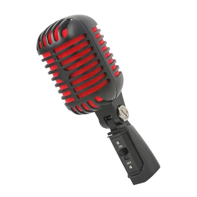 Dsseng Dynamic Vocal Microphone with Metal Body for Professional Stage Singing Mic