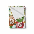 thumbnail image 2 of Bingo Soft Flannel Fleece Throw Blanket, Lottery Game Illustration Colorful Balls with Various Number and Bingo Lettering, Cozy Plush for Indoor and Outdoor Use, 50" x 70", Multicolor, by Ambesonne, 2 of 6