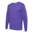 thumbnail image 2 of TAGLESS Men`s Long-Sleeve T-Shirt - Best-Seller, 5586, S, Purple, 2 of 5
