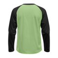 thumbnail image 6 of WTOBBY Men's Round Neck Color Block Raglan Long Sleeve T-Shirt Top Contrast Casual Shirt for Everyday Wear and Stylish Outfits,Light Green L, 6 of 6