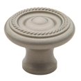 thumbnail image 1 of 1.5 in. dia. Rope Cabinet Knob, Satin Nickel, 1 of 1
