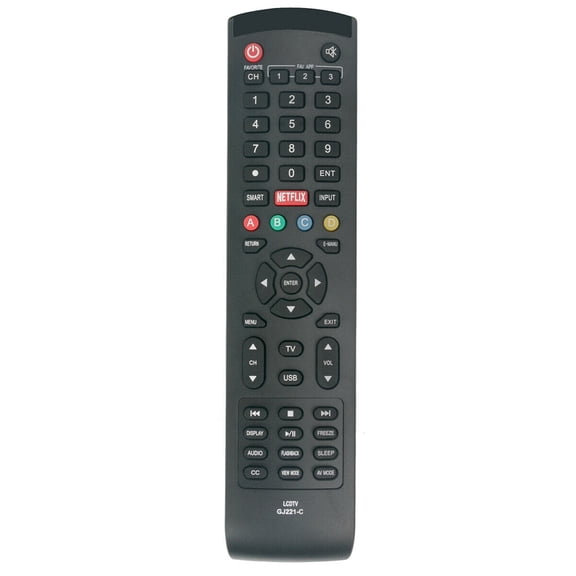 New GJ221-C Replace Remote for Sharp TV LC-48LE653U LC-55LE653U LC-65LE645U