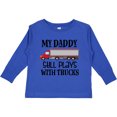 thumbnail image 3 of Inktastic Daddy Still Plays with Trucks Boys Long Sleeve Toddler T-Shirt, 3 of 5
