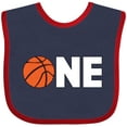 thumbnail image 3 of Inktastic One Basketball First Birthday Boys or Girls Baby Bib, 3 of 4