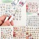 thumbnail image 2 of Pegatinas para manuales, pegatinas para recibos, pegatinas de dibujos animados para niños, pegatinas transparentes de animación, pegatinas decorativas, 2 of 7