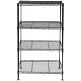 thumbnail image 2 of O'Force 4-Tier Industrial Welded Wire Shelving Kitchen Laundry room Office or Garage Black, 2 of 5