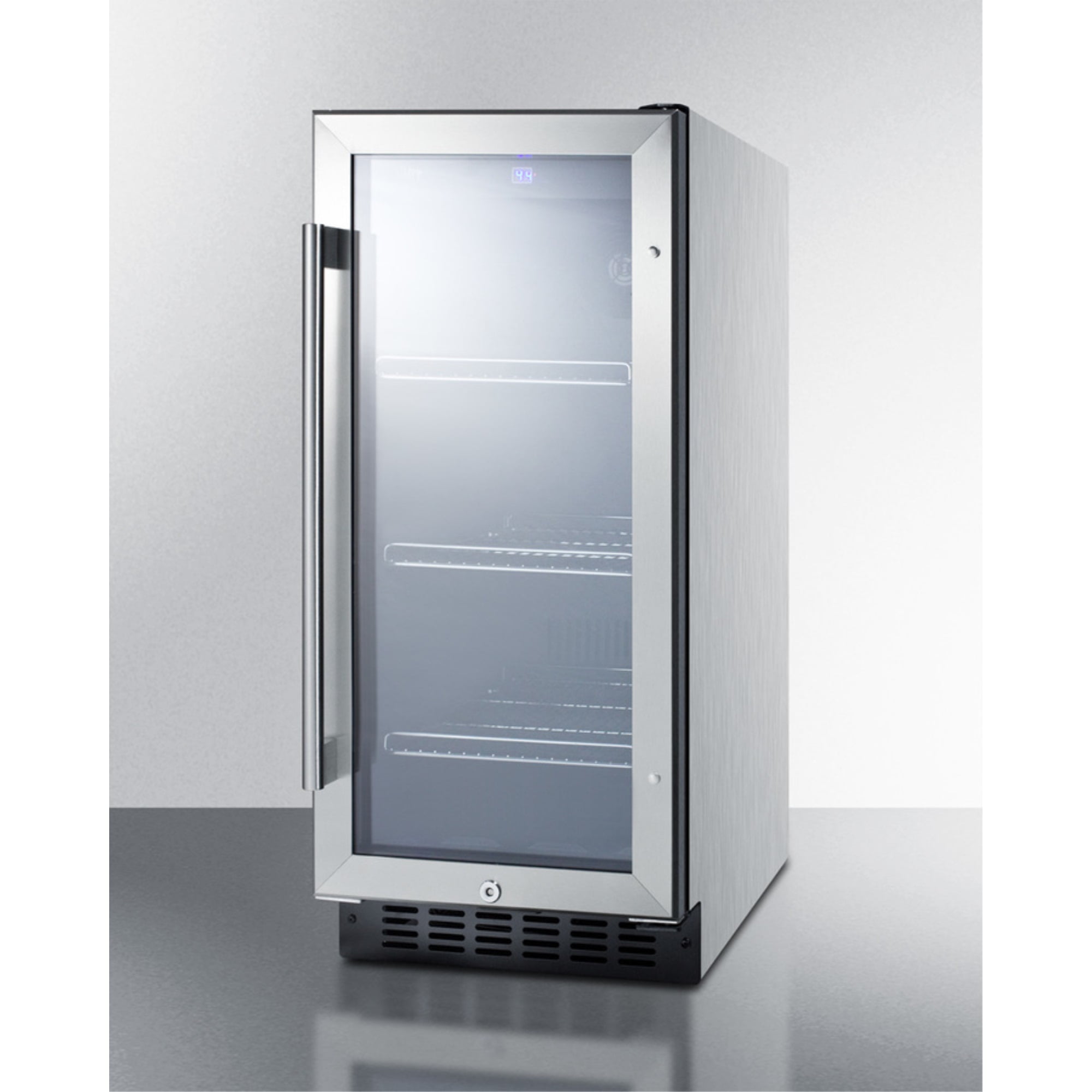 15" Built-In Beverage Cooler w/Digital Controls and SS Cabinet